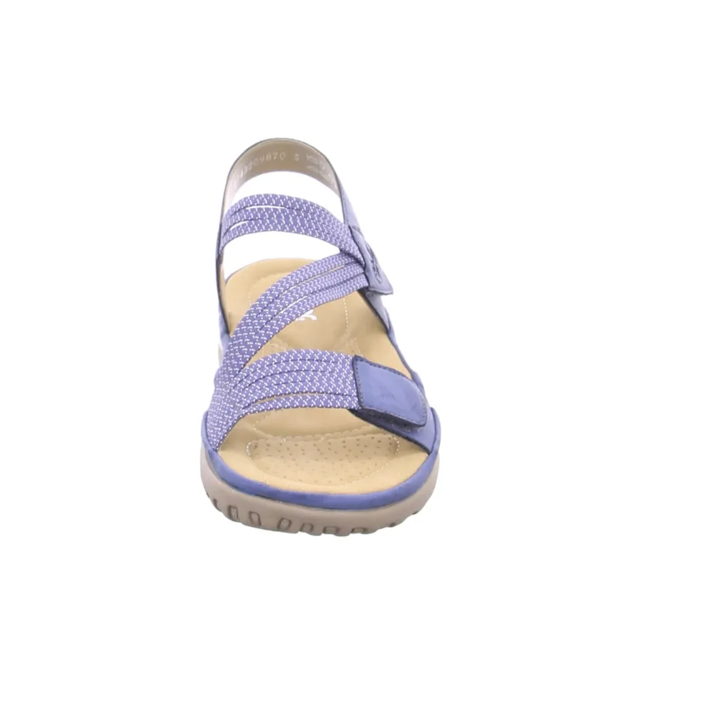 Rieker Klassische Sandalen blau-Damen Sandalen