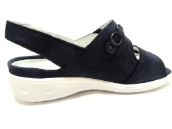 Waldläufer Klassische Sandalen blau-Damen Sandalen