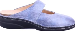Finn Comfort Klassische Sandalen blau STANFORD Jeans-Damen Sandalen