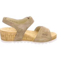 Waldläufer Klassische Sandalen braun-Damen Sandalen