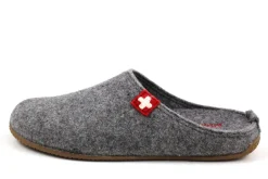 Living Kitzbühel Klassische Sandalen grau-Damen Hausschuhe