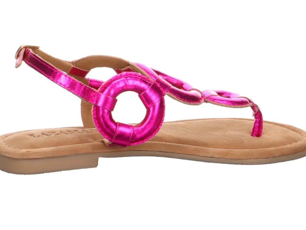 Lazamani Klassische Sandalen lila/pink-Damen Sandalen