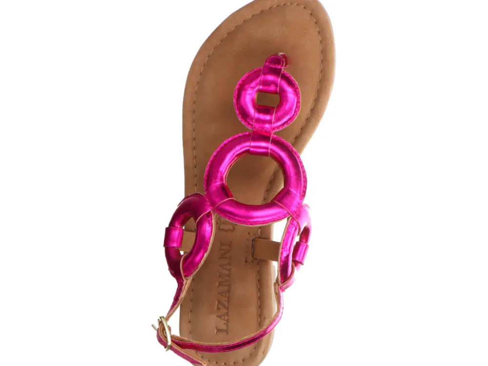 Lazamani Klassische Sandalen lila/pink-Damen Sandalen