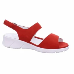 Waldläufer Klassische Sandalen rot-Damen Sandalen