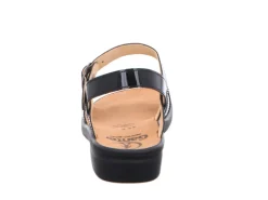 Ganter Klassische Sandalen schwarz Sonnica schwarz Lack-Damen Sandalen