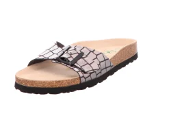 Natural Sense Klassische Sandalen schwarz Tieffußbett-bis30mm-Damen Sandalen