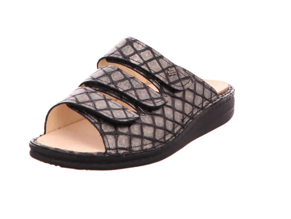 Finn Comfort Klassische Sandalen silber KORFU-Damen Sandalen