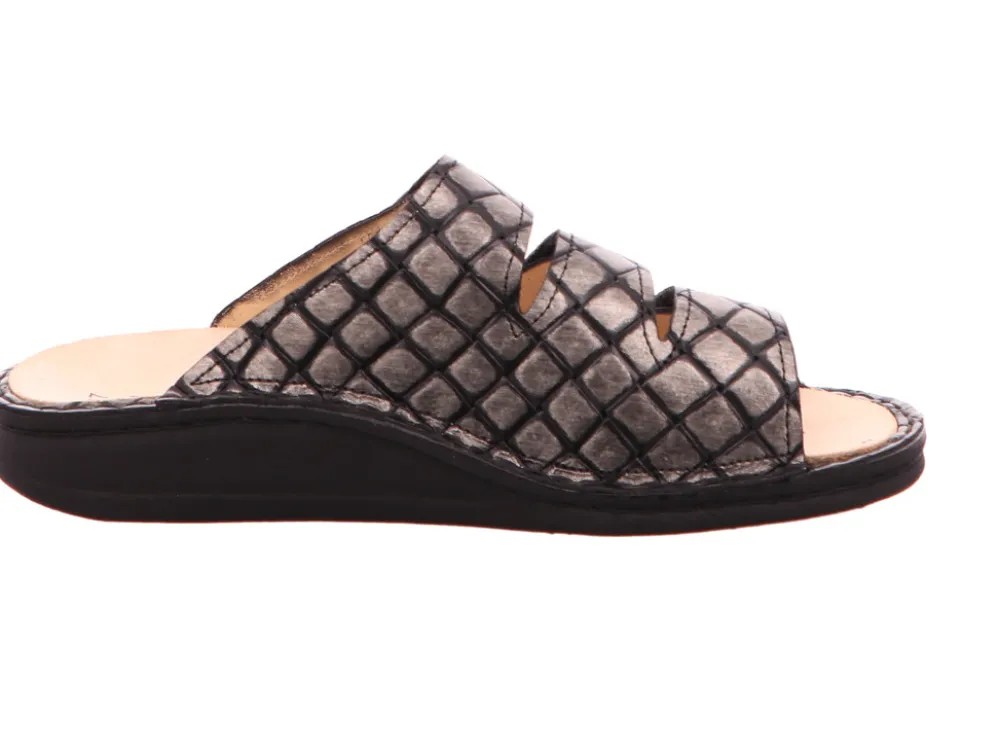 Finn Comfort Klassische Sandalen silber KORFU-Damen Sandalen