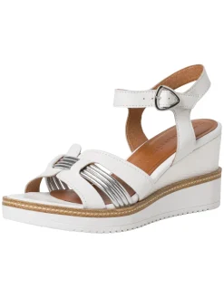 Tamaris Klassische Sandalen weiss Sandale-Damen Sandalen