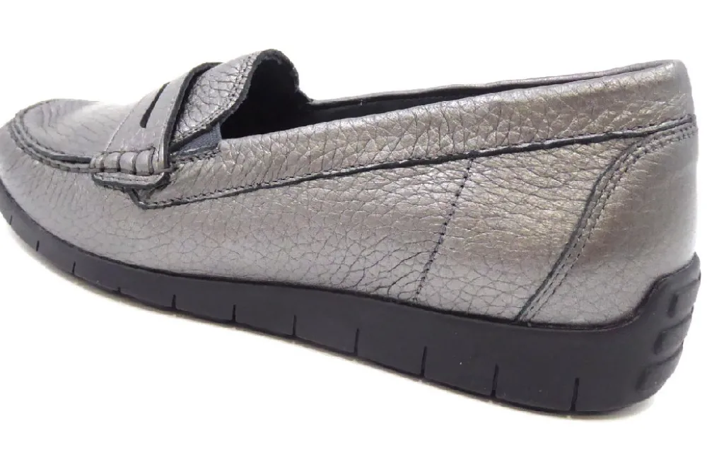 Waldläufer Klassische Slipper grau-Damen Slipper