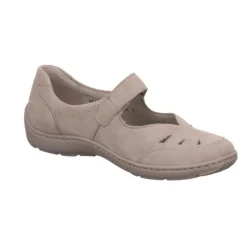 Waldläufer Klassische Slipper grau HENNI-Spangenschuh-Damen Slipper