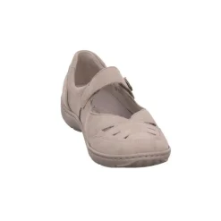 Waldläufer Klassische Slipper grau HENNI-Spangenschuh-Damen Slipper