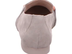 Paul Green Klassische Slipper grau Slipper Loafer Leder Grau Hellgrau Damen-Damen Slipper