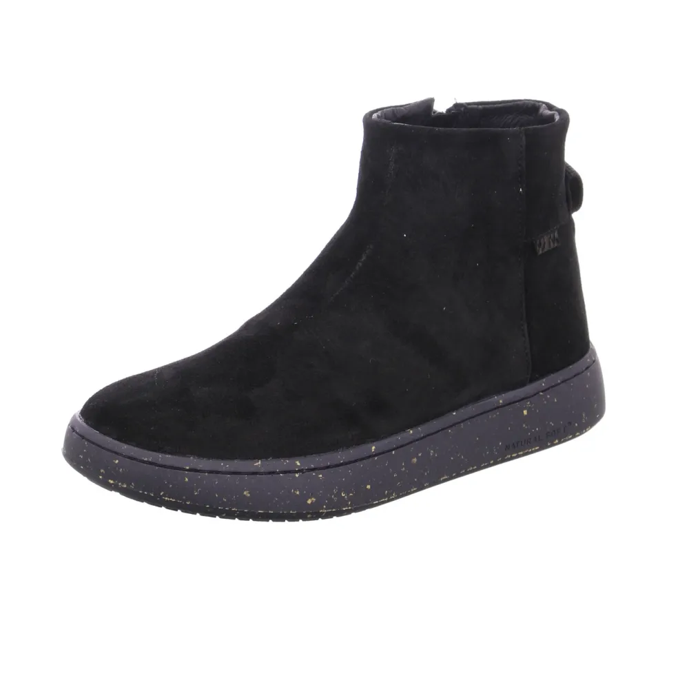 Woden Klassische Slipper schwarz Abbi Suede-Damen Slipper