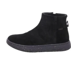 Woden Klassische Slipper schwarz Abbi Suede-Damen Slipper