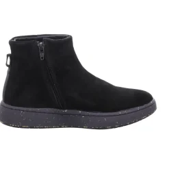 Woden Klassische Slipper schwarz Abbi Suede-Damen Slipper