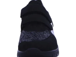 Waldläufer Klassische Slipper schwarz Slipper Freizeitschuh Damen Schwarz Klet-Damen Slipper