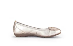 Gabor Komfort Pumps silber-Damen Ballerinas