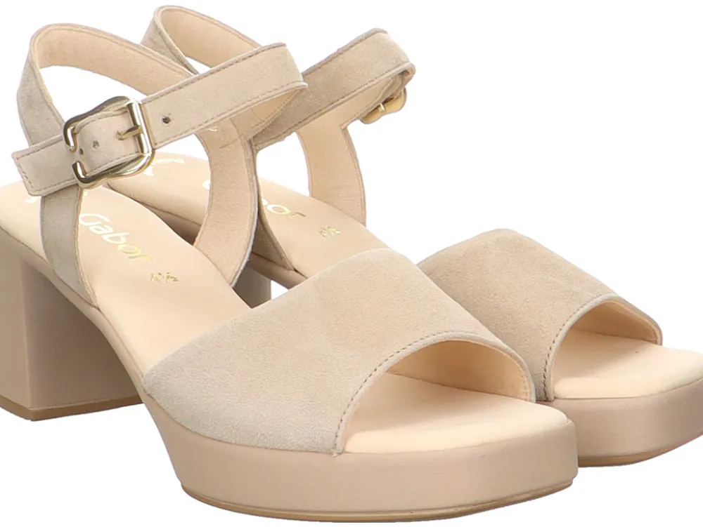 Gabor Komfort Sandalen beige-Damen Sandalen