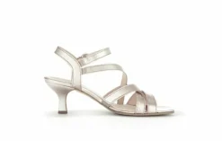 Gabor Komfort Sandalen beige Fashion Riemchensandale 21.781.62-Damen Sandalen