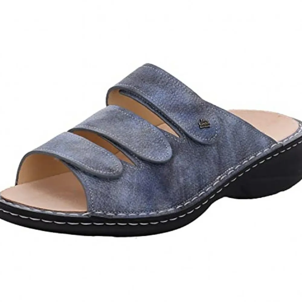 Finn Comfort Komfort Sandalen blau-Damen Sandalen