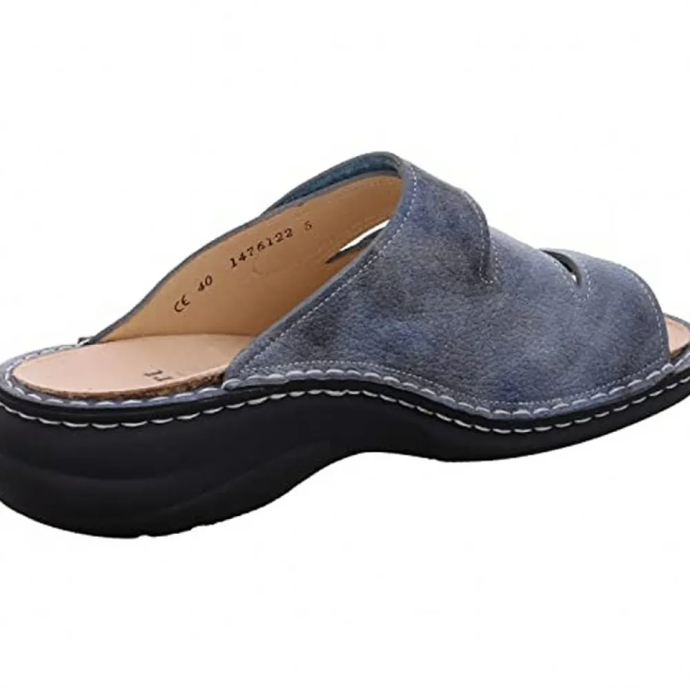 Finn Comfort Komfort Sandalen blau-Damen Sandalen