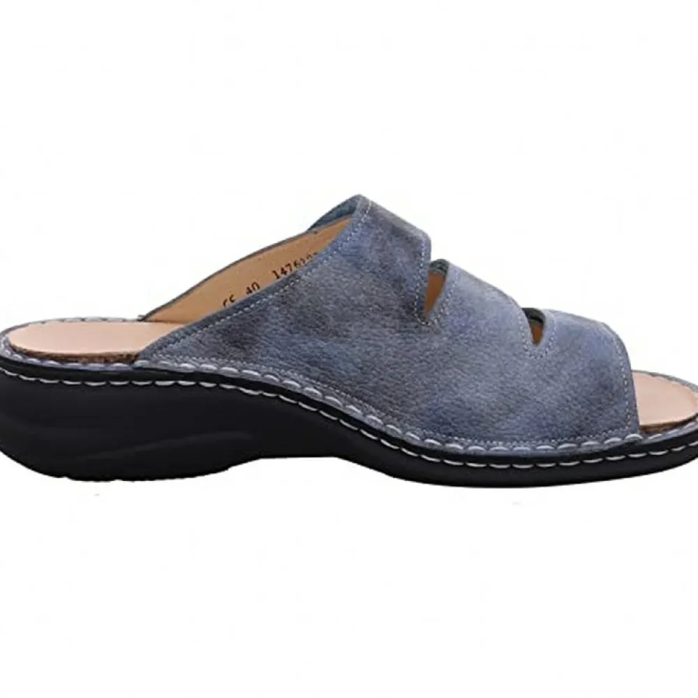 Finn Comfort Komfort Sandalen blau-Damen Sandalen