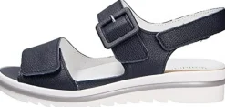 Waldläufer Komfort Sandalen blau-Damen Sandalen