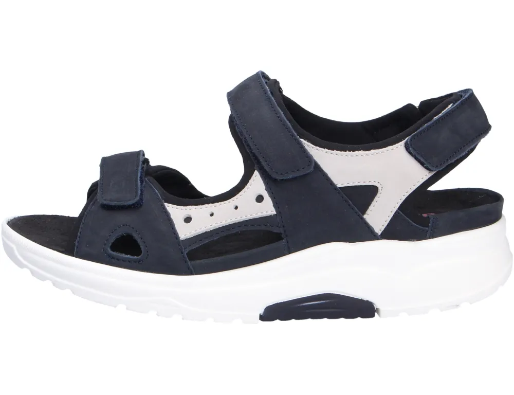 Waldläufer Komfort Sandalen blau 707002-Damen Sandalen