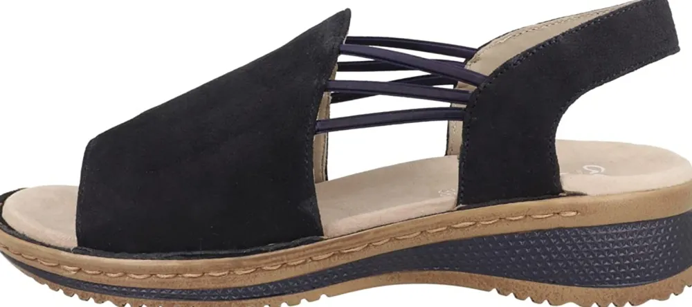 Ara Komfort Sandalen blau HAWAII HAWA-Damen Sandalen