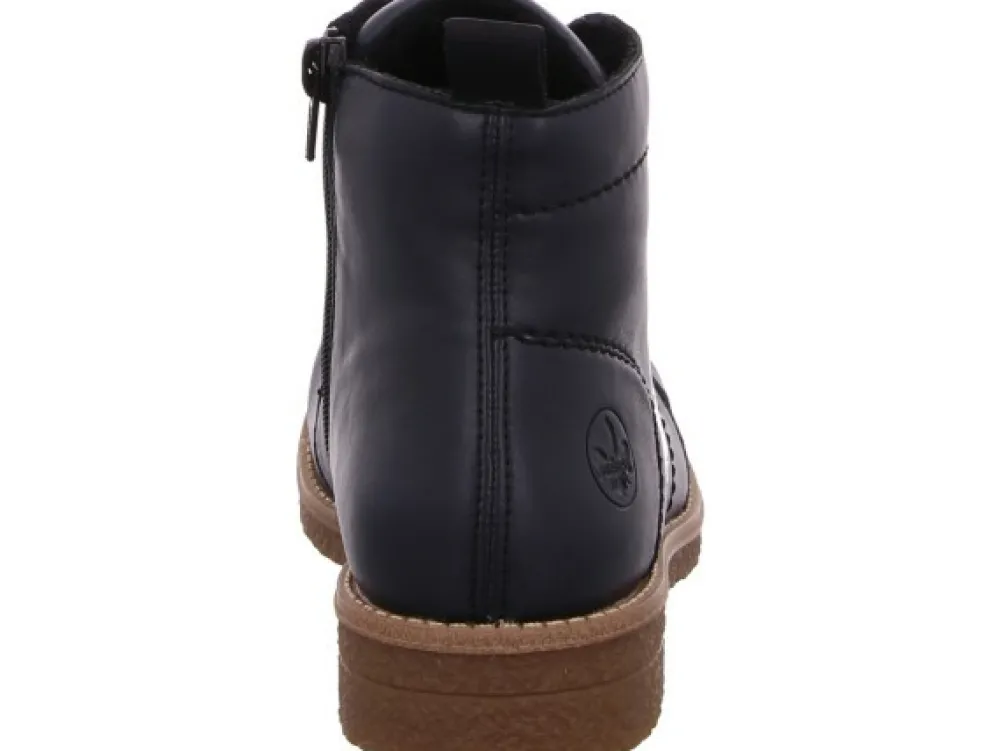 Rieker Komfort Sandalen blau 73500-14-Damen Sandalen