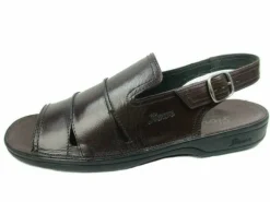 Sioux Komfort Sandalen braun-Herren Sandalen