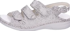 Waldläufer Komfort Sandalen grau-Damen Sandalen