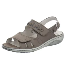 Waldläufer Komfort Sandalen grau-Damen Sandalen