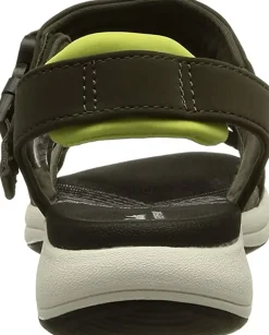 Clarks Komfort Sandalen khaki-Damen Sandalen