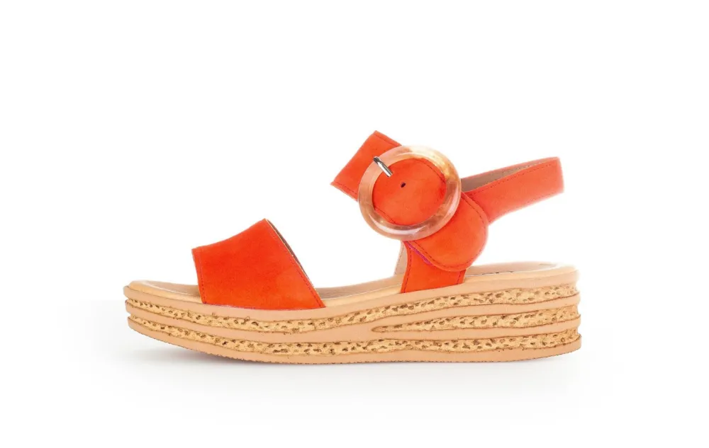 Gabor Komfort Sandalen orange-Damen Sandalen