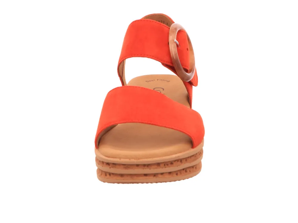 Gabor Komfort Sandalen orange-Damen Sandalen
