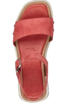 Tamaris Komfort Sandalen rot-Damen Sandalen