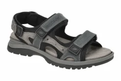 Waldläufer Komfort Sandalen schwarz 746001-Herren Sandalen