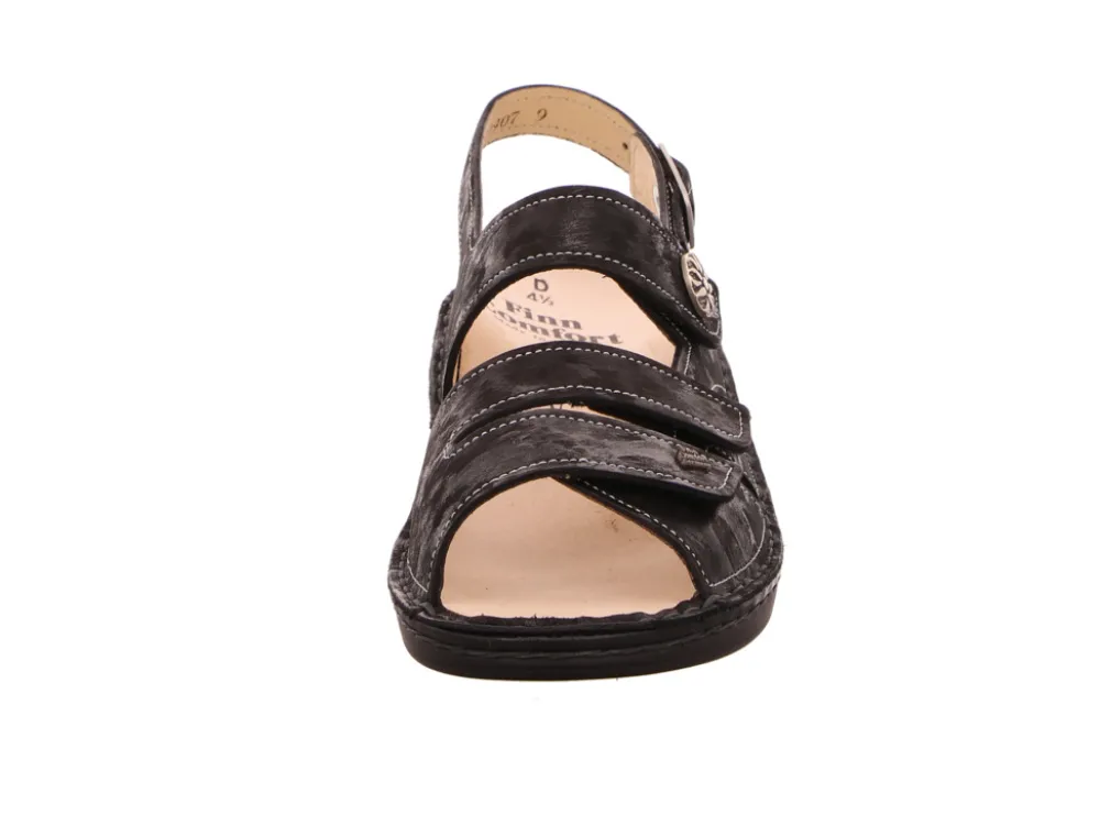 Finn Comfort Komfort Sandalen schwarz Aversa-Damen Sandalen