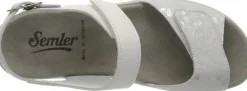 Semler Komfort Sandalen weiss-Damen Sandalen