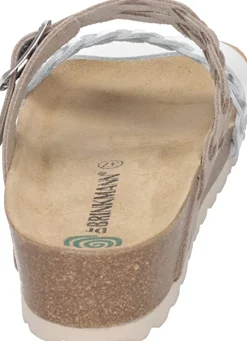 Dr. Brinkmann Komfort Sandalen weiss Pantolette-Damen Sandalen