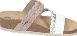 Dr. Brinkmann Komfort Sandalen weiss Pantolette-Damen Sandalen