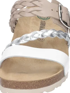 Dr. Brinkmann Komfort Sandalen weiss Pantolette-Damen Sandalen