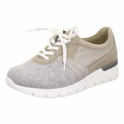 Waldläufer Komfort Schnürer beige K-Ramona-Damen Sneaker & Schnürer