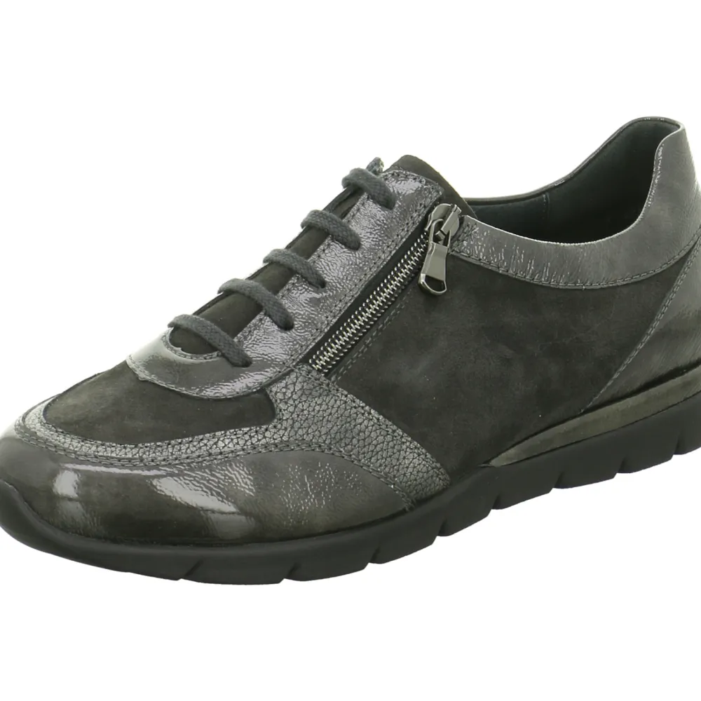 Semler Komfort Schnürer grau pepper/graphit-Damen Sneaker & Schnürer