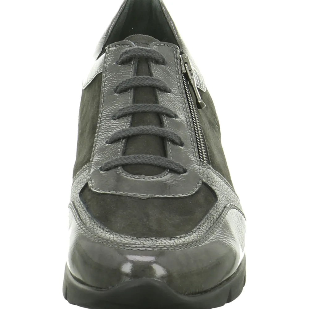 Semler Komfort Schnürer grau pepper/graphit-Damen Sneaker & Schnürer