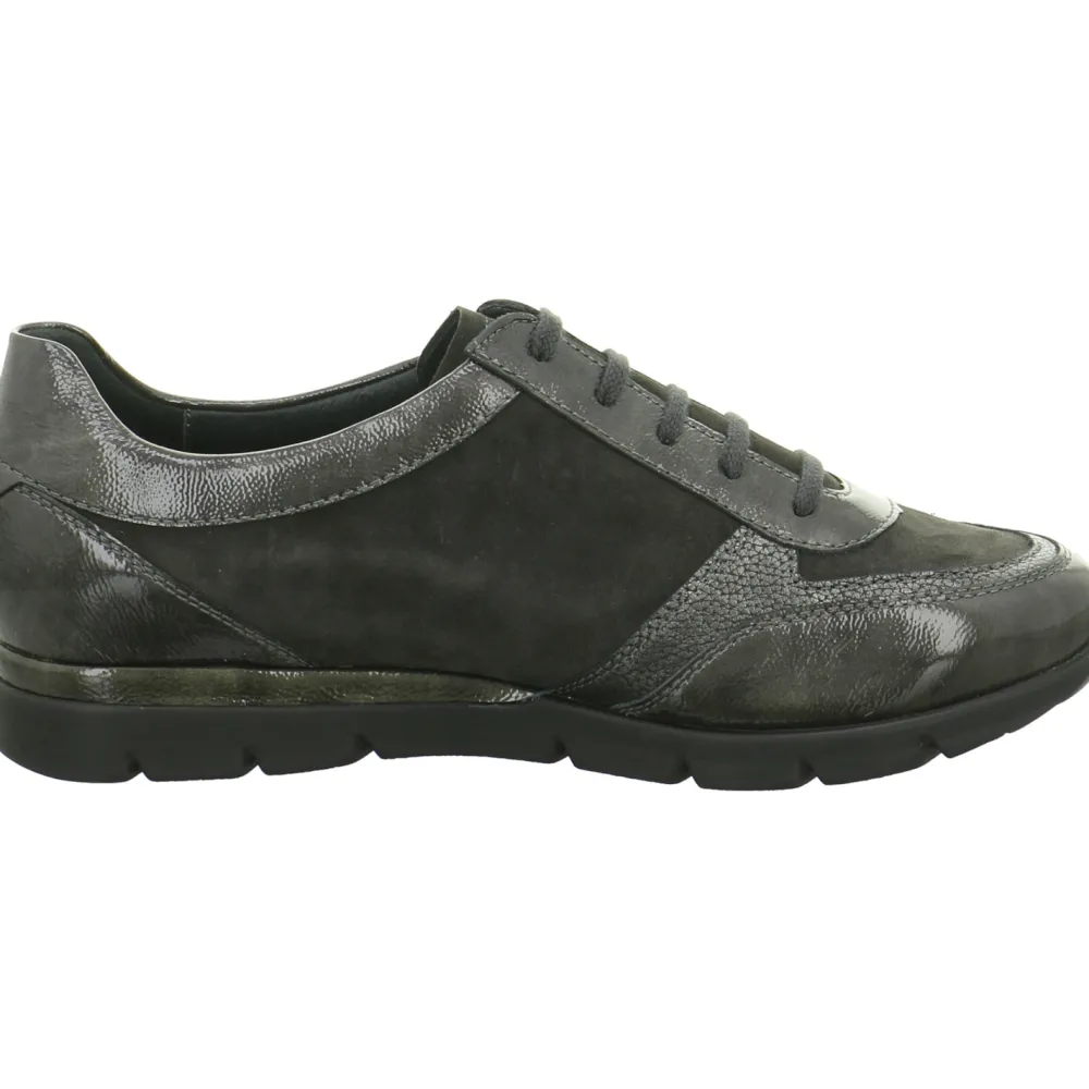 Semler Komfort Schnürer grau pepper/graphit-Damen Sneaker & Schnürer