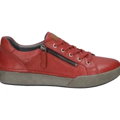 Josef Seibel Komfort Schnürer rot-Damen Sneaker & Schnürer