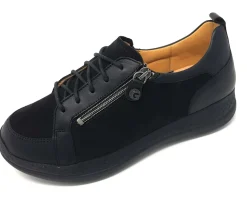 Ganter Komfort Schnürer schwarz-Damen Sneaker & Schnürer